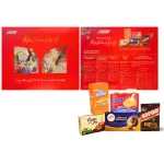 Nguồn hàng sỉ hộp Bánh Tết Mayora Khai Xuân - Bộ Quà Tết Khai Xuân Như Ý Mayora Hộp 837g Gồm 5 Món