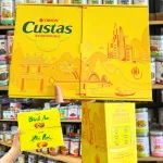 Hộp quà bánh Tết Orion Custas Vạn Lộc 564g gồm 6 món, phối 3 vị