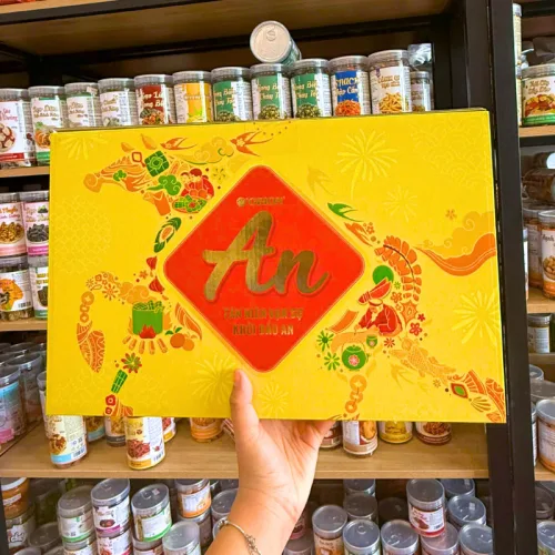 Bộ quà Tết Con Ngựa Orion An Tài Lộc 2, 2 hộp 873,3g gồm 6 món