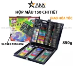 Nơi lấy sỉ hộp Bút Màu 150 Chi Tiết - Hộp Màu Cho Bé - Thiết Kế Đẹp Mắt Chất Liệu An Toàn 28.5x36.5x3.8cm