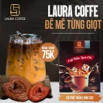 Laura Coffee Cà Phê Nấm Linh Chi Hòa Tan 10 Gói