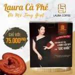 Laura Coffee Cà Phê Nấm Linh Chi Hòa Tan 10 Gói