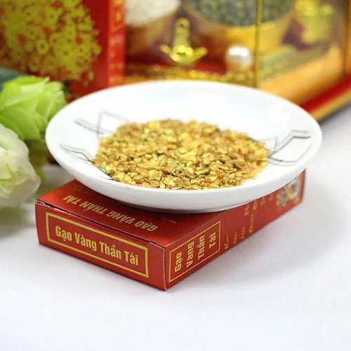 Hộp Gạo Vàng Phong Thủy Thần Tài Chiêu Tài Lộc GCT01