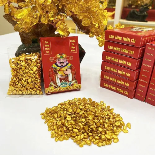 Hộp Gạo Vàng Phong Thủy Thần Tài Chiêu Tài Lộc GCT01