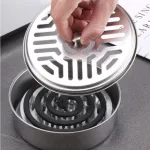 Chỗ sỉ hộp Inox Đựng Hương Muỗi Có Nắp 14.5x3,5cm
