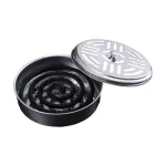 Chỗ sỉ hộp Inox Đựng Hương Muỗi Có Nắp 14.5x3,5cm