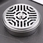 Chỗ sỉ hộp Inox Đựng Hương Muỗi Có Nắp 14.5x3,5cm