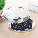 Chỗ sỉ hộp Inox Đựng Hương Muỗi Có Nắp 14.5x3,5cm