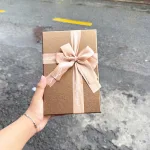 Chuyên sỉ hộp Quà Giấy Chữ Nhật Lớn Nhiều Màu Nắp Rời Có Thắt Nơ - Hộp Không Có Hoa Rơm
