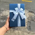 Chuyên sỉ hộp Quà Giấy Chữ Nhật Lớn Nhiều Màu Nắp Rời Có Thắt Nơ - Hộp Không Có Hoa Rơm