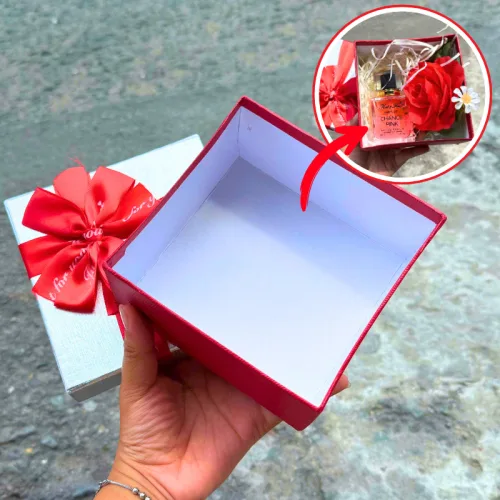 Shop sỉ hộp Quà Giấy Vuông Nhiều Màu Nắp Rời Đính Nơ Xinh - Hộp Vừa Không Có Hoa Rơm – một lựa chọn đáng tham khảo trong hộp quà tặng