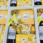 Hộp Quà Tết Chữ Nhật Rượu Vang Nho - Quà Tặng Tết - Quà Trang Trí Tết