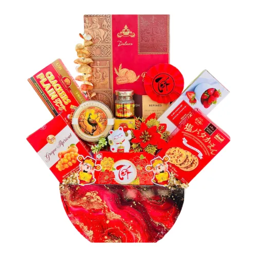 Nguồn hàng sỉ hộp Quà Tết Rượu Bánh Kẹo Sang Trọng – Set Quà Cao Cấp - Quà Trang Trí Tết