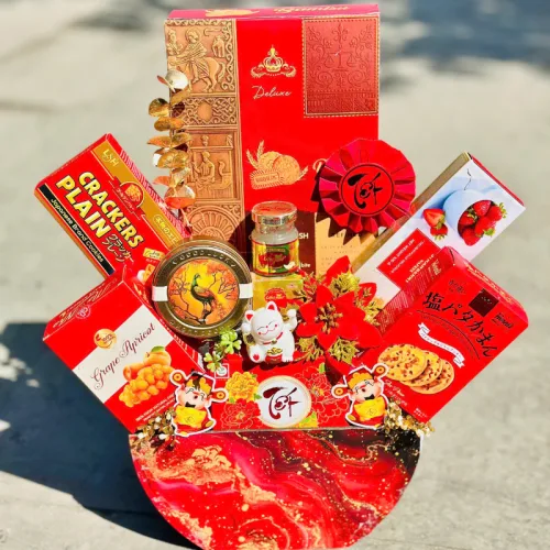 Nguồn hàng sỉ hộp Quà Tết Rượu Bánh Kẹo Sang Trọng – Set Quà Cao Cấp - Quà Trang Trí Tết