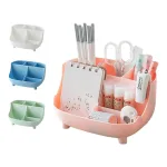 Nơi lấy sỉ hộp Đựng Bút 6 Ngăn Tặng Kèm Sticker Dễ Thương 19x14x10.5cm