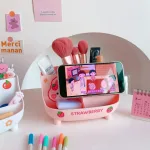 Nơi lấy sỉ hộp Đựng Bút 6 Ngăn Tặng Kèm Sticker Dễ Thương 19x14x10.5cm