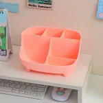 Nơi lấy sỉ hộp Đựng Bút 6 Ngăn Tặng Kèm Sticker Dễ Thương 19x14x10.5cm