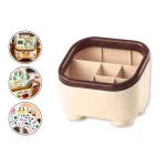 Chỗ sỉ hộp Đựng Bút Nhiều Ngăn - Hộp Đựng Mỹ Phẩm 7 Ngăn Dễ Thương 15×12,5x11cm