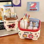 Chỗ sỉ hộp Đựng Bút Nhiều Ngăn - Hộp Đựng Mỹ Phẩm 7 Ngăn Dễ Thương 15×12,5x11cm