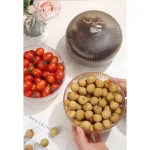 Hộp nhựa hình hươu đựng mứt, bánh kẹo và hoa quả 17x12cm