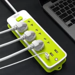 Ổ Cắm Điện Đa Năng 3 Cổng USB, Kích Thước 22x7x2.2cm