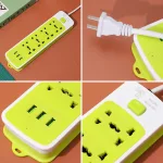 Ổ Cắm Điện Đa Năng 3 Cổng USB, Kích Thước 22x7x2.2cm