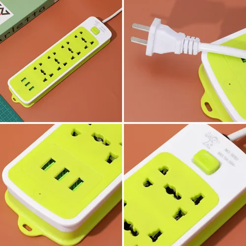 Ổ Cắm Điện Đa Năng 3 Cổng USB, Kích Thước 22x7x2.2cm