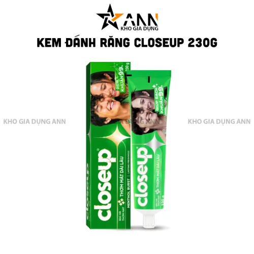 Chuyên sỉ kem Đánh Răng CLOSEUP Bạc Hà Thơm Mát 230g
