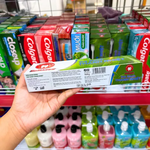 Bộ Kem Đánh Răng DR HAPPY Trà Xanh 160g Kèm Bàn Chải