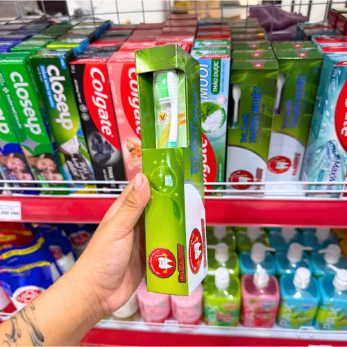 Bộ Kem Đánh Răng DR HAPPY Trà Xanh 160g Kèm Bàn Chải