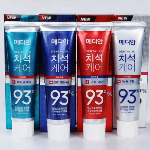 Nguồn hàng sỉ kem Đánh Răng Median Màu Đỏ Dental IQ 93% Tartar Toothpaste Badbreath 120g