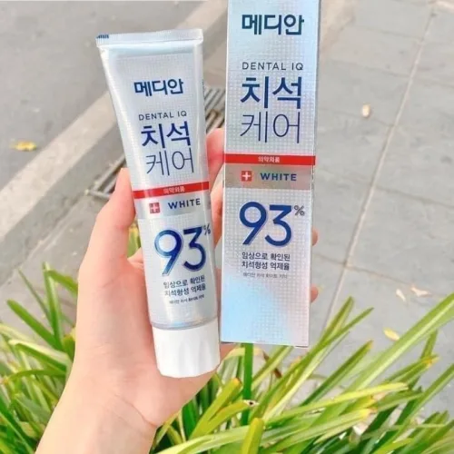 Nguồn hàng sỉ kem Đánh Răng Median Màu Trắng  Dental IQ 93% White 120g