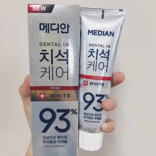 Nguồn hàng sỉ kem Đánh Răng Median Màu Trắng  Dental IQ 93% White 120g