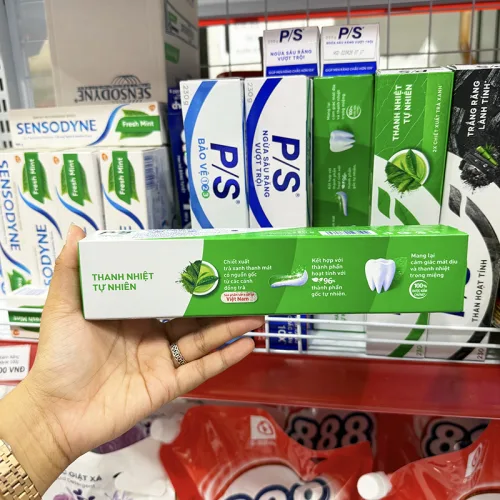 Chuyên sỉ kem Đánh Răng P/S Trà Xanh Thanh Nhiệt Tự Nhiên 230g