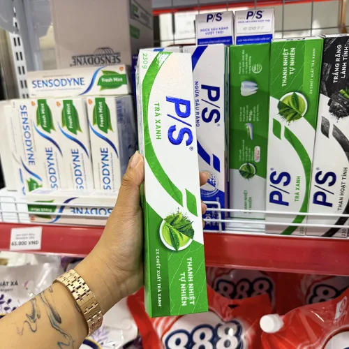 Chuyên sỉ kem Đánh Răng P/S Trà Xanh Thanh Nhiệt Tự Nhiên 230g