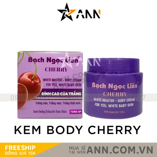 Nguồn hàng sỉ kem Body Bạch Ngọc Liên Cherry 120gr