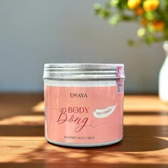 Kem Body Bông Onaya 400g dưỡng sáng và làm mềm mịn da