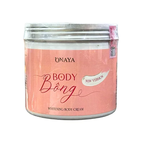 Kem Body Bông Onaya 400g dưỡng sáng và làm mềm mịn da