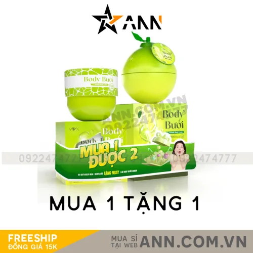 Mỹ phẩm SON Group: Kem Body Bưởi ưu đãi mua 1 tặng 1