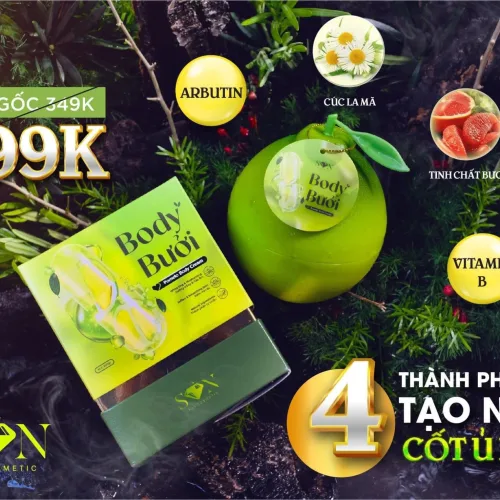 Mỹ phẩm SON Group: Kem Body Bưởi ưu đãi mua 1 tặng 1