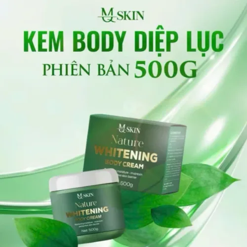 Chuyên sỉ kem Body Diệp Lục Mq Skin 500g - Kem Body Mqskin Nature Whitening Body Cream Chính Hãng