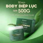 Chuyên sỉ kem Body Diệp Lục Mq Skin 500g - Kem Body Mqskin Nature Whitening Body Cream Chính Hãng