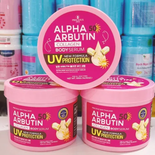 Kem body Alpha Arbutin Thái Lan dưỡng trắng, chống nắng 500g
