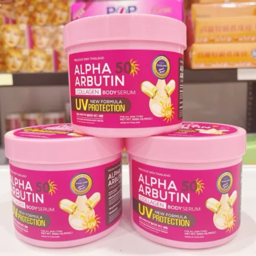 Kem body Alpha Arbutin Thái Lan dưỡng trắng, chống nắng 500g