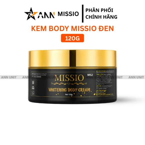 Missio Whitening Body Cream – Kem dưỡng thể khối lượng 120gr
