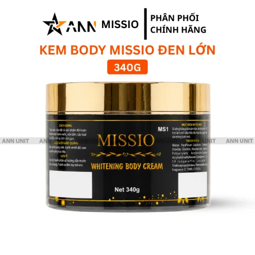 Missio Whitening Body Cream Kem Dưỡng Thể 340g