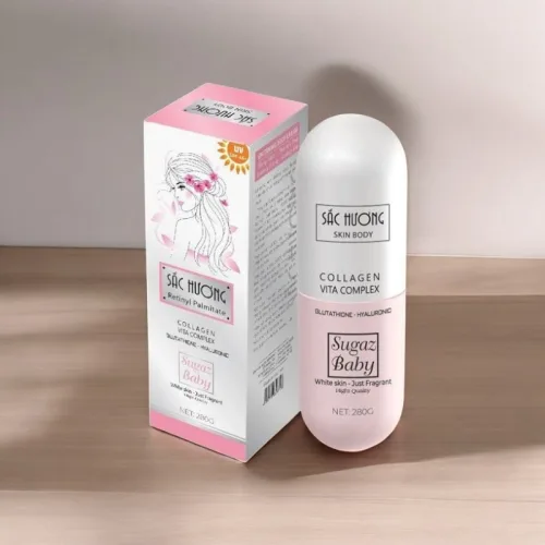 Nguồn hàng sỉ kem Body Sắc Hương Skin Body Sugaz Baby Hình Viên Thuốc 280ml
