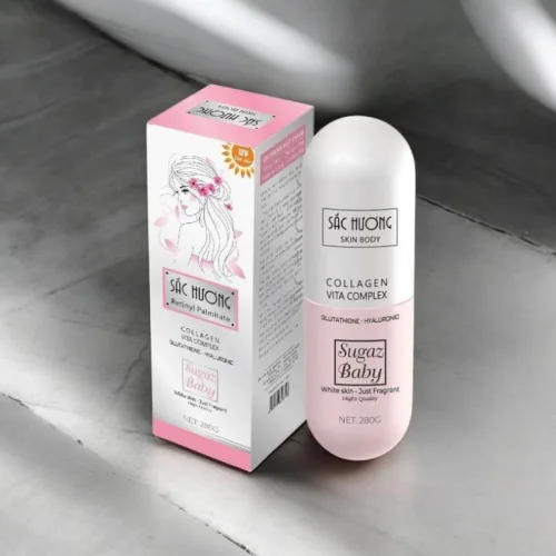 Nguồn hàng sỉ kem Body Sắc Hương Skin Body Sugaz Baby Hình Viên Thuốc 280ml