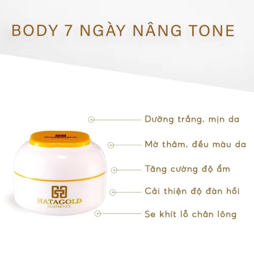 Kem Body Hatagold Cosmetics Tinh Chất Vàng