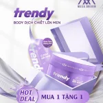 Kem body Trendy Meea Origin dịch chiết lên men, kèm gói ủ bơ